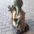 Xxl Yoda Beeld Van Fiberglass Of Kunststof Star Warsstarwars thumbnail 5