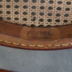 Originele Antieke Thonet Stoel Met Geweldige Kleuren En Een Rieten Zitting thumbnail 11