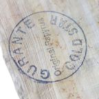 Vintage Egyptische Papyrus Sfinx Hiėrogliefen Schilderij, Jaren '80 thumbnail 4