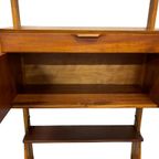 Vintage Wandmeubel Wandkast Teak Fineer Simpla Vrijstaand Ja thumbnail 4