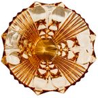 Artdeco Stolze Vaas Roze Perzik Glas 1930’s thumbnail 4