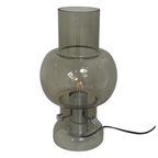 Ca. 1960’S - Vintage - Smoked Glass Table Lamp thumbnail 8
