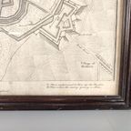 Antieke Kaart Van Menen Ca. 1745 thumbnail 6