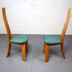 Set Van Vier "Iris" Stoelen Van Bob Van Den Berghe Voor Tran thumbnail 5