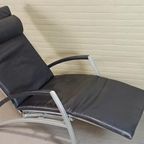 Vintage Interprofil 'Pax' Design Leren Recliner Fauteuil thumbnail 11