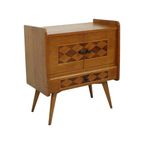 Prachtige Vintage Kast Dambordpatroon Scandinavisch Design thumbnail 2