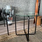 Vintage Bauhaus Glazen Bijzettafel thumbnail 4