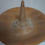 Grote Blank Eiken Kerk Kandelaar, Kaarsenstandaard thumbnail 6