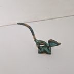 Bronzen Beeldje Kat In De Stijl Van Walter Bosse Vintage thumbnail 4