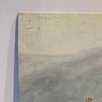 Olieverf Schilderij Van Een Boerderij In De Bergen thumbnail 6