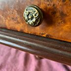 Vintage Salontafel Met Walnootfineer thumbnail 5