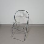 Åland Metal Folding Chairs Niels Gammelgaard Ikea 70s. thumbnail 6