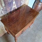 Antieke Sidetable, Wandconsole, Ladekast 73x39cm En 76cm Hoo thumbnail 3