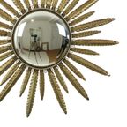 Mid Century Verkoperd Metalen Zonnespiegel Deknudt Convex 55Cm thumbnail 9