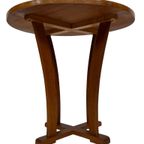 Art Deco Bijzettafel Eiken Jaren 50 Design Minimalisch thumbnail 10