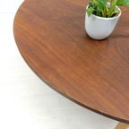 Retro Vintage Tafel Salontafel Rond Jaren 50 / 60 Teakhout thumbnail 8