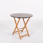 Foldable Italian Modern Round Table, 1970’S Italy thumbnail 4