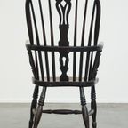 Elegante, Prachtige, Antieke Engelse Highback Windsor Eetkamerstoel thumbnail 5
