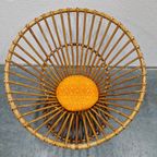 Jaren 70 Vintage Bamboe Fauteuil Circel Stoel Bamboe Fauteuil thumbnail 4