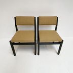Set Van 2 Sa07 Pastoe Stoelen Van Cees Braakman, 1960'S thumbnail 4