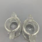 Set Vintage Persglas Eierdopjes Kip 2 Stuks thumbnail 3