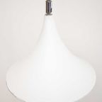 Vloerlamp Wit Met Trompetvormig Kap - Herda Jaren 80 thumbnail 2