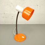 Vintage Bureaulamp Oranje thumbnail 2