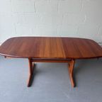 Vintage Eettafel Teak Uitschuifbaar thumbnail 14