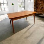 Vintage Uittrekbare Houten Tafel /Eettafel thumbnail 12