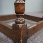 Zeer Mooie En Originele 16E Eeuwse Engelse Eiken Joint Stool thumbnail 11