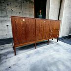 Vintage Xl Halfhoge Kast / Highboard / Buffetkast thumbnail 6