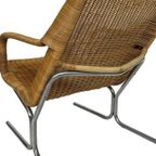 Vintage Rotan Fauteuil - Dirk Van Sliedregt Jaren 60 Design thumbnail 5