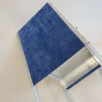 Set Of 5 Vintage Bend Aluminium Dining Chairs With 5 Blue / 5 Green Covers. Very Goed Condition / thumbnail 19