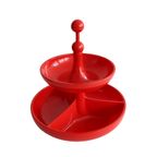 Set Van 1 Emsa Snack Etagere En 1 Snacktoren, Jaren '70 thumbnail 6