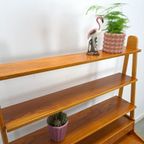 Teak Fineer Kast Uit Zweden Met Lades, Legplank En Uitschuifbare Plank thumbnail 16