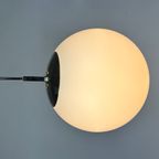 Vintage Raak Hanglamp / Bollamp, B1153 "ochtendnevel" thumbnail 2