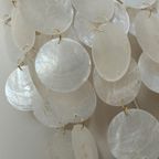 Capiz Schelpen Wandlamp Lamp Goud Frame Opaline Schelpen thumbnail 19