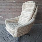 Jaren 60 Vintage Draaifauteuil Retro Draaistoel thumbnail 10