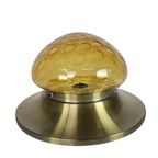 Dijkstra - Fokke Dijkstra - 'Flush Mount' - Space Age Plafonniere - Amber - 70'S thumbnail 12