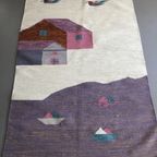 Wollen Zweeds Rollakan Kleed, Vloerkleed, Beachhouse, Seaside thumbnail 5