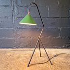 Industriële Driepoot Vloerlamp, Jaren 50 thumbnail 10