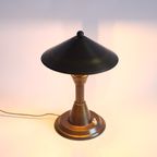 Art Deco Brass Desk Lamp, 1930S thumbnail 8