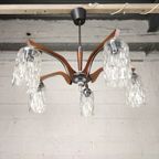 Vintage Hanglamp Met 5 Kelken thumbnail 4