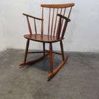 Vintage Scandinavian Modern Rocking Chair, 1960S thumbnail 3