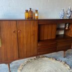 Retro Vintage Mid-Century Dressoir,High-Board,Wandkast Xl thumbnail 8