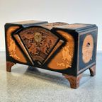 Chinese Art Deco Chest In Camphor Wood thumbnail 12