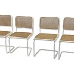 Set Van 4 Cesca Stoelen In Wit Eetkamerstoelen Design thumbnail 2