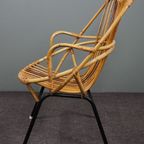 Zeldzaam Model Rotan Fauteuil, Rohé Noordwolde thumbnail 6