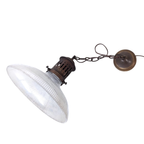Oud Romantische Hanglamp Uit Frankrijk. Brocante, Industrieel thumbnail 2