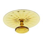 Art Deco Amber Taartschotel Depression Glass Verrerie Scailmont thumbnail 7